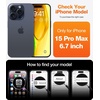 TORRAS 360°Rotatable Magnetic Ring for iPhone 15 Pro Max Case, Compatible with MagSafe with Stand & Ring Holder, Military Grade Shockproof Translucent Back Phone Case Ostand R, Light Grey Titanium