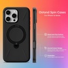 TORRAS 360°Spin Stand for iPhone 16 Pro Case 6.3 inch, Fit for Magsafe, Hard PC Mil-STD Protective Scratch-Resistant Case for iPhone 16 Pro Phone Case, Ostand Spin, Dune Beige, 2024(Black)
