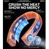 TORRAS COOLiFY 2026 Neck Air Conditioner 2S PRO, Ice-Feel Semiconductor Cooling Neck Cooler & Personal Air Conditioner for Golf,Travel & Music Festival, Premium Gifts for Father Men Women, Black(Orange)