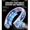 TORRAS COOLiFY 2026 Neck Air Conditioner 2S PRO, Ice-Feel Semiconductor Cooling Neck Cooler & Personal Air Conditioner for Golf,Travel & Music Festival, Premium Gifts for Father Men Women, Black(Purple)