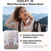TORRAS COOLiFY 2S Lite Neck Air Conditioner, Long Battery Life Cooling Neck Fan, Lightweight & Comfortable, Hands-Free Wearable AC for Commute, Work, Travel. Gray(Apricot)