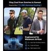 TORRAS COOLiFY 2S Lite Neck Air Conditioner, Long Battery Life Cooling Neck Fan, Lightweight & Comfortable, Hands-Free Wearable AC for Commute, Work, Travel. Gray(Black)