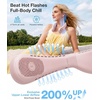 TORRAS COOLiFY Air 2026 Upgraded Neck Fan Air Conditioner, Dual-Airflow Pro Cooling, Ultra Light Portable Fan Rechargeable, Personal Cooling Fan Travel Essentials, Gift for Dad Husband Father, Black(Pink)