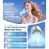 TORRAS COOLiFY iva Handheld Fan with Ice Cooler, [Chill by 50°F], 0-100 Adjustable Speed, Super Mini Powerful Portable Fan 4900mAh Rechargeable, Hand Fans for Travel Essentials,Mothers Day Gifts,Ivory(Ivory White)