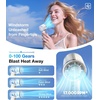 TORRAS COOLiFY iva Handheld Fan with Ice Cooler, [Chill by 50°F], 0-100 Adjustable Speed, Super Mini Powerful Portable Fan 4900mAh Rechargeable, Hand Fans for Travel Essentials,Mothers Day Gifts,Ivory(Ivory)