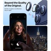 TORRAS Camera Lens Protector for iPhone 16 Pro Max/16 Pro, Black Titanium(Deep Blue)