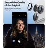 TORRAS Camera Lens Protector for iPhone 16 Pro Max/16 Pro, Black Titanium(Gray)