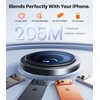 TORRAS Camera Lens Protector for iPhone 16 Pro Max/16 Pro, Black Titanium(Gray)