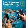 TORRAS IPX8 Waterproof Phone Pouch Floating, Underwater Screen Touchable, Water Proof Case with Lanyard for iPhone 17 Pro Max 16 S26, Cellphone Dry Bag Cruise Essentials 7.0 inch, Black(1 Pack-Black)