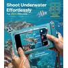 TORRAS IPX8 Waterproof Phone Pouch Floating, Underwater Screen Touchable, Water Proof Case with Lanyard for iPhone 17 Pro Max 16 S26, Cellphone Dry Bag Cruise Essentials 7.0 inch, Black(1 Pack-Glacier Sprint)