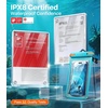 TORRAS IPX8 Waterproof Phone Pouch Floating, Underwater Screen Touchable, Water Proof Case with Lanyard for iPhone 17 Pro Max 16 S26, Cellphone Dry Bag Cruise Essentials 7.0 inch, Black(1 Pack-Glacier Sprint)