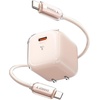 TORRAS IceNano 30W USB C Wall Charger, Ultra Mini Foldable Fast Charger Block with Cooling Tech, Compact Travel Wall Charger for iPhone 17/16/15, Samsung, iPad, Light Blue (5.6ft Cable Included)(Desert Gold)