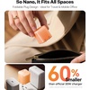 TORRAS IceNano USB C Charger Block, 45W Ultra-Mini Foldable Portable Fast Charging for iPhone 17/16/15 Series, iPad Pro, Compatible with TORRAS Case, Glacier White(Vibrant Orange)