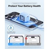 TORRAS IceNano USB C Charger Block, 45W Ultra-Mini Foldable Portable Fast Charging for iPhone 17/16/15 Series, iPad Pro, Compatible with TORRAS Case, Glacier White(Glacier White)