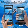 TORRAS Icecube IPX8 Waterproof Phone Pouch, Underwater Screen Touchable, Waterproof Phone Case for Snorkeling, Adjustable Lanyard, Vacation Essentials for iPhone 15 Pro Max/14/13 Samsung, Black 6.9”