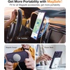 TORRAS Magnetic Guardian Only for Samsung Galaxy S23 Case 6.1″, [Military Grade Drop Tested] [Compatible with MagSafe] Semi-Clear Hard Back & Soft Edge Slim PC & TPU S23 Case 6.1 Inch, Black(Purple)