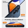 TORRAS Magnetic Ostand for Samsung Galaxy S24 Case 6.2″ [Compatible with MagSafe][Military Grade Drop Tested] [Ring Holder][Build in Kickstand] Matte Translucent Slim Back Soft Edge with Stand,Black