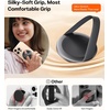 TORRAS Magnetic Phone Grip Ring Stand Holder, Comfortable Silicone Ring, Compatible with MagSafe Accessories 4-in-1 Kickstand for iPhone 17 Pro Max 16 15 14 13 Android, Black(Black)