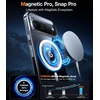 TORRAS Magnetic Shockproof for Google Pixel 10 Pro Case/Pixel 10 Case，[Military Grade 12FT Drop Protection][Fit for MagSafe], Slim Matte Translucent & Sturdy Armor Case for Pixel 10/10 Pro, Sky Blue(Clear)