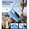 TORRAS Magnetic Shockproof for Google Pixel 10 Pro Case/Pixel 10 Case，[Military Grade 12FT Drop Protection][Fit for MagSafe], Slim Matte Translucent & Sturdy Armor Case for Pixel 10/10 Pro, Sky Blue(Sky Blue)