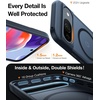 TORRAS Magnetic Shockproof for Google Pixel 10 Pro XL Case, Strong Magnet fit for MagSafe, 12FT Mil-Grade Protection, Slim Translucent Matte Case for Pixel 10 Pro XL with Multi-Color Buttons, Green(Black)