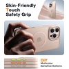 TORRAS Magnetic Shockproof for iPhone 16 Pro Max Case, [4X Military-Grade Protection] [Compatible with MagSafe] Translucent Case for iPhone 16 Pro Max Anti-Scratch Guardian 6.9″(Desert Titanium White)