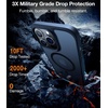 TORRAS Magnetic Shockproof for iPhone 16 Pro Max Case, [4X Military-Grade Protection] [Compatible with MagSafe] Translucent Case for iPhone 16 Pro Max Anti-Scratch Guardian 6.9″(Black)