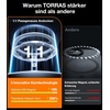 TORRAS Magnetic Shockproof for iPhone 17 case with Camera Control, [12FT Military Grade Drop Protection][Fit for MagSafe], Slim Translucent Anti-Fingerprint & Soft Touch Case for iPhone 17, Black(Black)