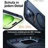 TORRAS Magnetic Shockproof for iPhone 17 case with Camera Control, [12FT Military Grade Drop Protection][Fit for MagSafe], Slim Translucent Anti-Fingerprint & Soft Touch Case for iPhone 17, Black(Black)