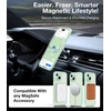 TORRAS Magnetic Shockproof for iPhone 17 case with Camera Control, [12FT Military Grade Drop Protection][Fit for MagSafe], Slim Translucent Anti-Fingerprint & Soft Touch Case for iPhone 17, Black(Green)