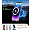 TORRAS Magnetic Shockproof for iPhone 17 case with Camera Control, [12FT Military Grade Drop Protection][Fit for MagSafe], Slim Translucent Anti-Fingerprint & Soft Touch Case for iPhone 17, Black(Diamond Clear)