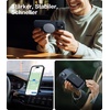 TORRAS Magnetic Shockproof for iPhone 17 case with Camera Control, [12FT Military Grade Drop Protection][Fit for MagSafe], Slim Translucent Anti-Fingerprint & Soft Touch Case for iPhone 17, Black(Black)