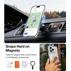 TORRAS Magnetic Slim Fit Case for iPhone 16 Pro with Stand, Compatible with MagSafe, Built-in Stash Stand, Ultra Thin, Anti-Scratch Matte Hard Phone Case 6.3 inch, Desert Titanium Gold(Clear)