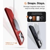 TORRAS Magnetic Slim Fit for iPhone 17 Pro Case 6.3 inch, Ultra-Thin, Compatible with MagSafe, Lightweight Matte Anti-Scratch Hard PC Cover Phone Case for iPhone 17 Pro OriginFit, Deep Blue(5-Lucky Red)