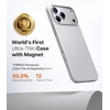 TORRAS Magnetic Slim Fit for iPhone 17 Pro Case 6.3 inch, Ultra-Thin, Compatible with MagSafe, Lightweight Matte Anti-Scratch Hard PC Cover Phone Case for iPhone 17 Pro OriginFit, Deep Blue(3-Silver White)