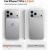 TORRAS Magnetic Slim Fit for iPhone 17 Pro Case 6.3 inch, Ultra-Thin, Compatible with MagSafe, Lightweight Matte Anti-Scratch Hard PC Cover Phone Case for iPhone 17 Pro OriginFit, Deep Blue(3-Silver White)