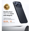TORRAS Magnetic Slim Fit for iPhone 17 Pro Case 6.3 inch, Ultra-Thin, Compatible with MagSafe, Lightweight Matte Anti-Scratch Hard PC Cover Phone Case for iPhone 17 Pro OriginFit, Deep Blue(1-Black)