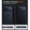 TORRAS Magnetic Slim-Fit for iPhone 17 PRO MAX Case, Ultra-Thin 17 ProMax Phone Case Compatible with MagSafe, Light Anti-Scratch Matte Hard PC Bayer 6.9 inch OriginFit, Deep Blue(1-Black)