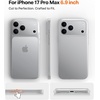 TORRAS Magnetic Slim-Fit for iPhone 17 PRO MAX Case, Ultra-Thin 17 ProMax Phone Case Compatible with MagSafe, Light Anti-Scratch Matte Hard PC Bayer 6.9 inch OriginFit, Deep Blue(3-Silver)