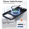 TORRAS Magnetic Slim-Fit for iPhone 17 PRO MAX Case, Ultra-Thin 17 ProMax Phone Case Compatible with MagSafe, Light Anti-Scratch Matte Hard PC Bayer 6.9 inch OriginFit, Deep Blue(1-Black)