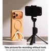 TORRAS Magnetic for iPhone 16 Pro Max Case Silicone with Stand, Fit for MagSafe, 360 Ring Stand with Camera Control, Ostand Q3 Silicone Rubber Soft Case for iPhone 16 Pro Max 6.9”, Dune Beige(Pastel Orange)