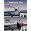 TORRAS Magsafe Car Mount for Tesla [Foldable & Hidden] Model Y 3, Tesla Phone Mount Holder Fit for iPhone 14 13 12 Pro Max, Adjustable 360° Magnetic Phone Holder for Car, Tesla Accessories