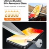 TORRAS Military-Grade Screen Protector for iPhone 15 Pro Max [9H+ Aerospace Tempered Glass＆12FT Shatterproof ] One-Step Installation Full Coverage Fit Bubble Free Top-Notch Protection, 2 Pack(iPhone 17e/16e/14/13 Pro/13 (6.1 inch))