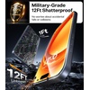 TORRAS Military-Grade Screen Protector for iPhone 15 Pro Max [9H+ Aerospace Tempered Glass＆12FT Shatterproof ] One-Step Installation Full Coverage Fit Bubble Free Top-Notch Protection, 2 Pack(iPhone 17 Pro Max (6.9 inches))