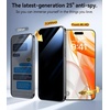 TORRAS Military-Grade for iPhone 16 Pro Screen Protector Privacy, [9H+] Full Coverage Tempered Glass, [TOP 25° Anti-Spy], Easy Install, Bubble-Free, Case-Friendly, 6.3”, 2-Pack