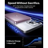 TORRAS MiniMag Power Bank,Ultra-Slim 10,000mAh Magnetic Wireless Portable Charger, 22.5W Fast Charging iPhone Air Magnetic Battery Pack Designed for iPhone 17 Pro Max/17 Pro/Air/16/15/14/13/12, Gray(Dawn Rose)
