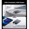 TORRAS MiniMag Power Bank,Ultra-Slim 10,000mAh Magnetic Wireless Portable Charger, 22.5W Fast Charging iPhone Air Magnetic Battery Pack Designed for iPhone 17 Pro Max/17 Pro/Air/16/15/14/13/12, Gray(Glacier Grey)