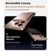 TORRAS MiniMag Power Bank,Ultra-Slim 10,000mAh Magnetic Wireless Portable Charger, 22.5W Fast Charging iPhone Air Magnetic Battery Pack Designed for iPhone 17 Pro Max/17 Pro/Air/16/15/14/13/12, Gray(Dune Gold)