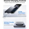 TORRAS MiniMag Power Bank,Ultra-Slim 10,000mAh Magnetic Wireless Portable Charger, 22.5W Fast Charging iPhone Air Magnetic Battery Pack Designed for iPhone 17 Pro Max/17 Pro/Air/16/15/14/13/12, Gray(Meteor Grey)