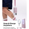 TORRAS MiniMag Power Bank,Ultra-Slim 10,000mAh Magnetic Wireless Portable Charger, 22.5W Fast Charging iPhone Air Magnetic Battery Pack Designed for iPhone 17 Pro Max/17 Pro/Air/16/15/14/13/12, Gray(Dawn Rose)